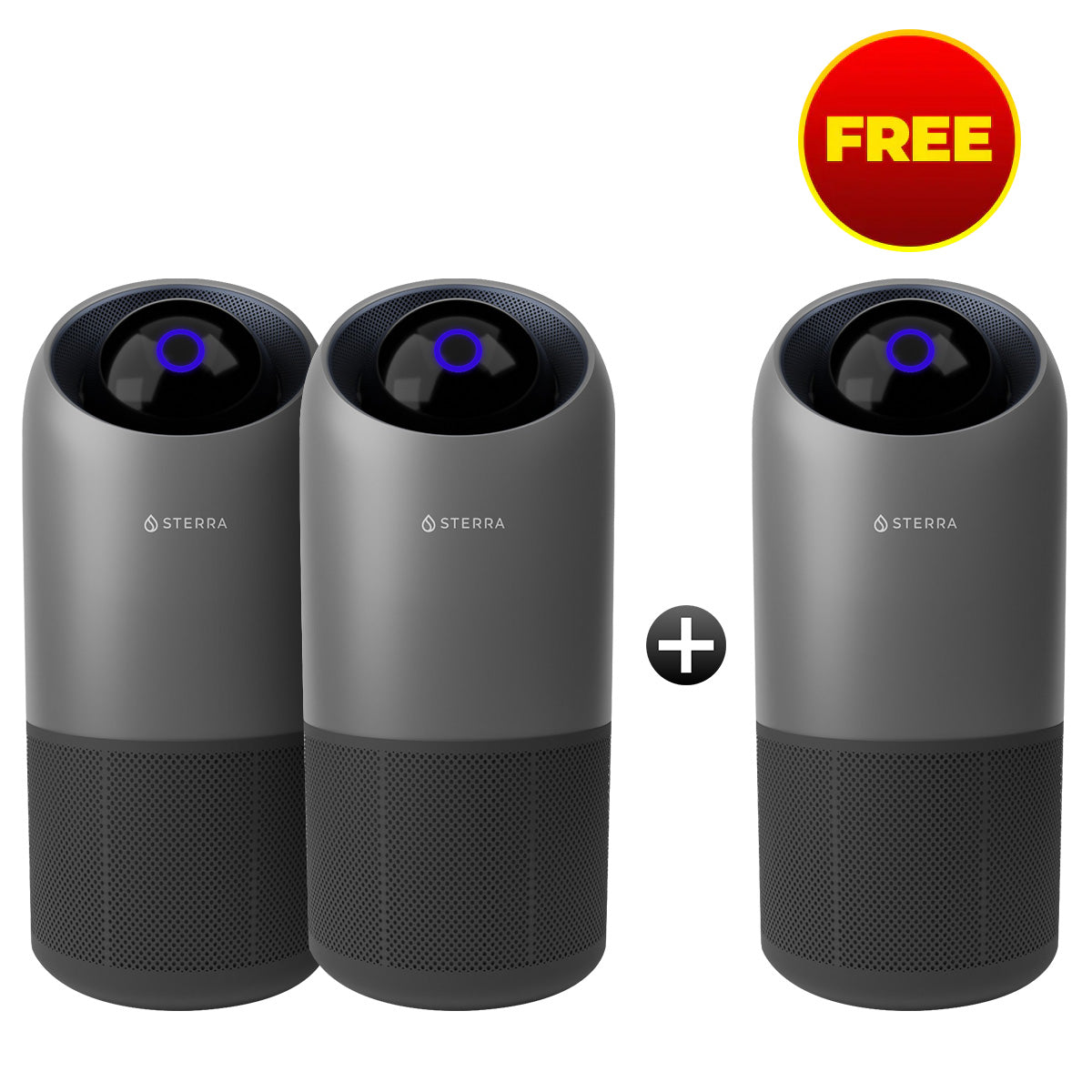 Buy 2 Get 1 Air Purifier - 2 Sterra Moon™ Air Purifiers + 1 FREE Sterra Moon™ Air Purifier