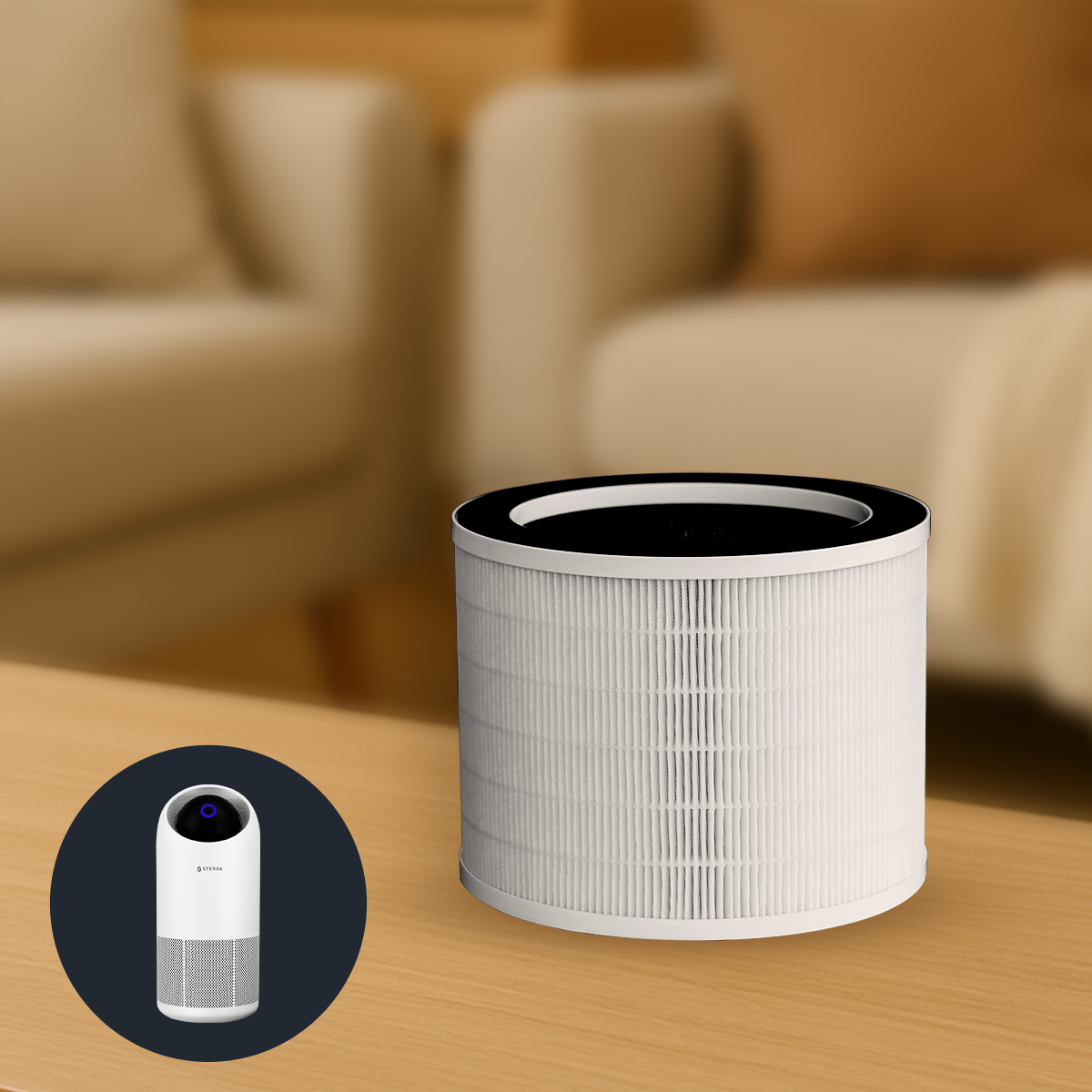 Sterra Moon™ True HEPA-13 Filter (3-in-1)