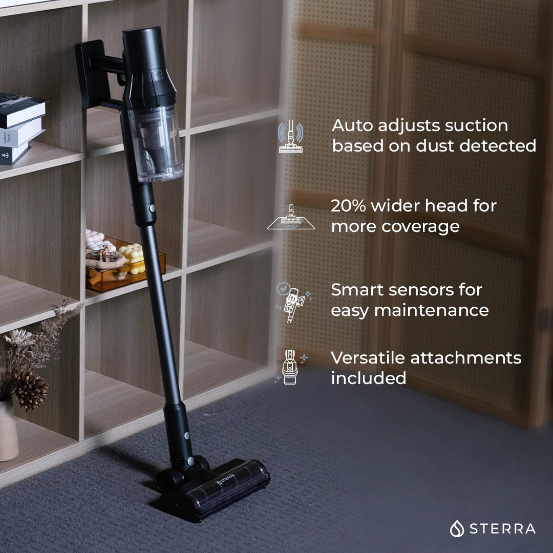 Sterra air purifier pre-filter cleaning vacuum