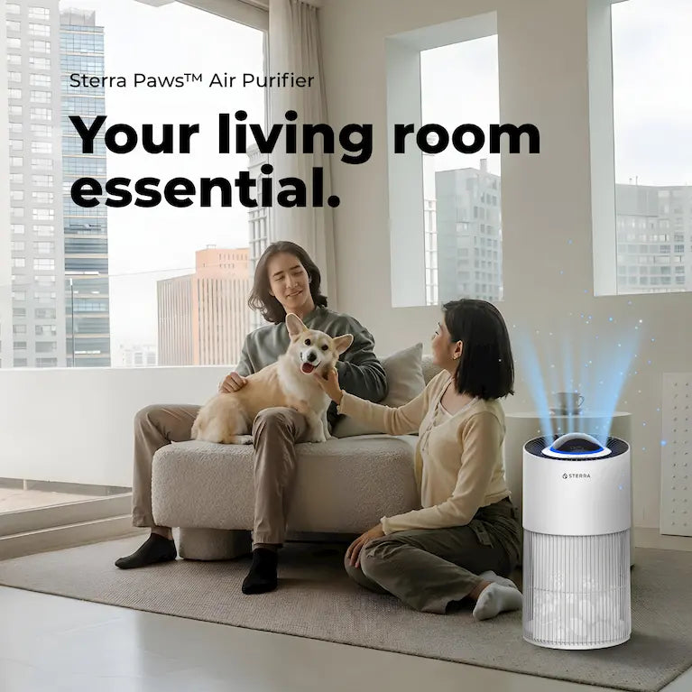 Sterra Paws™ True HEPA-14 Pet Air Purifier + Sterra Flow™ Cordless Vacuum Bundle