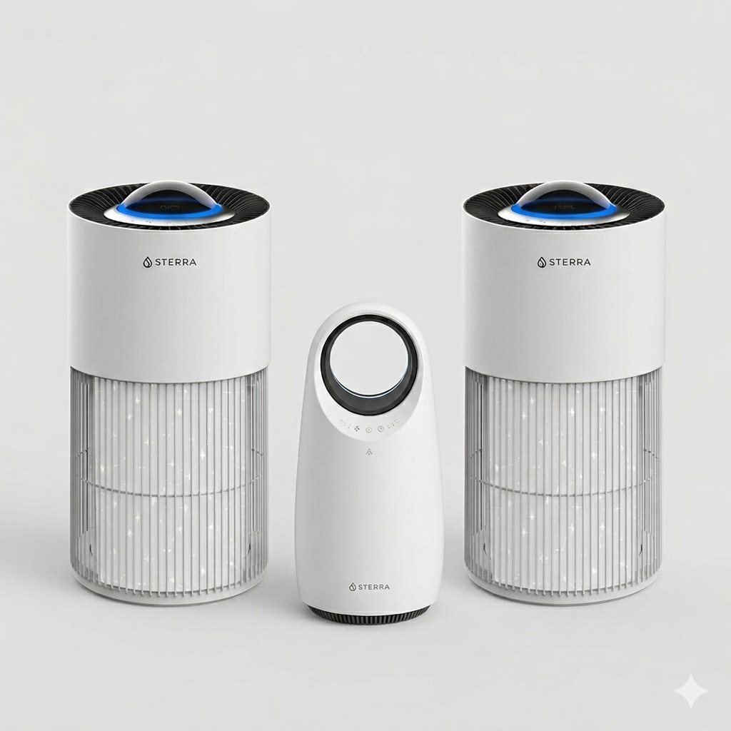 Buy 2 Get 1 FREE Exclusive Offer - 2 Sterra Breeze Pro™ Air Purifiers + 1 FREE Sterra Mars™ Air Purifier