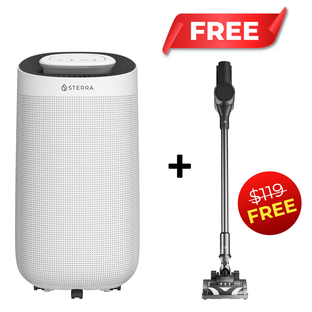 Exclusive Offer - Buy Sterra Sun™ Dehumidifier Get 1 FREE Cordless Vacuum