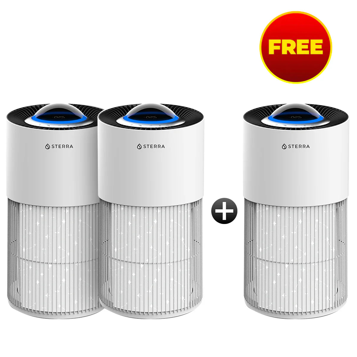 Buy 2 Get 1 Air Purifier - 2 Sterra Breeze Pro™ Air Purifiers + 1 FREE Sterra Breeze Pro™ Air Purifier