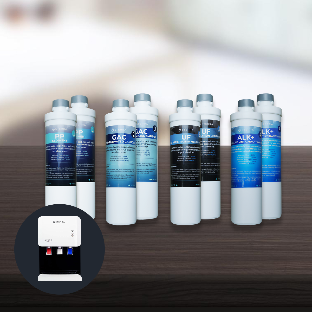 Sterra Y™ Filter Replacement Set