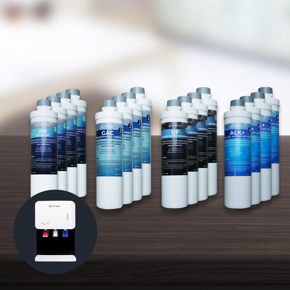 Sterra Y™ Filter Replacement Set