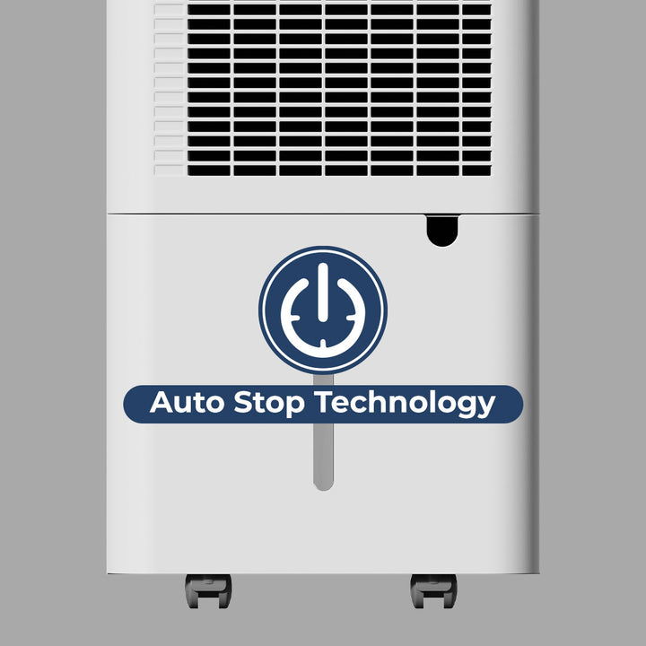 Dehumidifier with Auto Stop Technology feature.