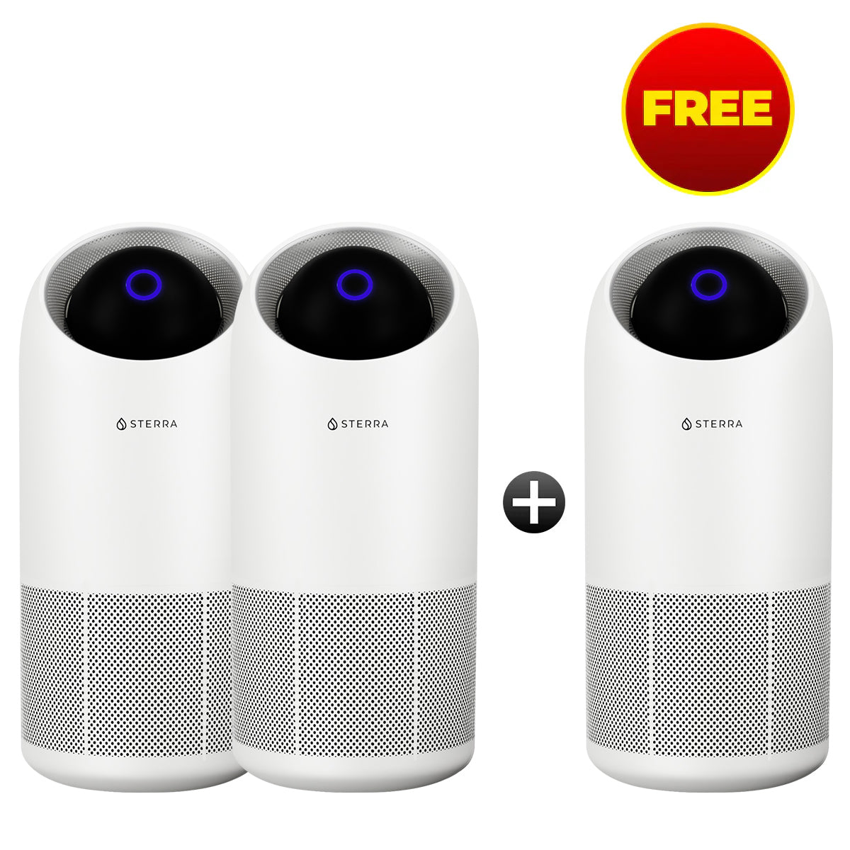 Buy 2 Get 1 FREE Exclusive Offer - 2 Sterra Moon™ Air Purifiers + 1 FREE Sterra Moon™ Air Purifier