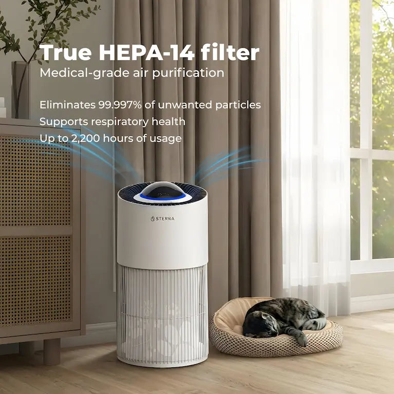 Sterra Paws™ True HEPA-14 Pet Air Purifier + Sterra Flow™ Cordless Vacuum Bundle